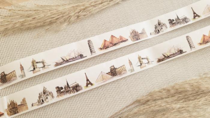 Design Washi Tape Tourist Attractions